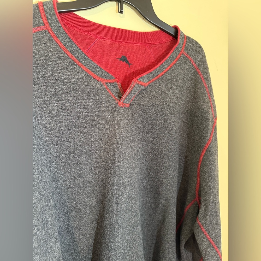 Tommy Bahama Reversible Sweater *GREAT USED CONDITION* - Picture 7 of 9